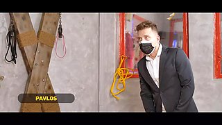 Tanya Virago takes virginity from young Czech guy in stockings