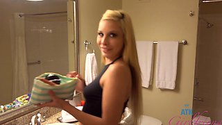 Carmen Caliente with natural tits moans while getting fucked