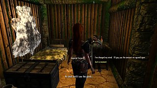 Skyrim MILF riding dick in the house