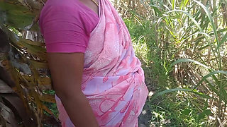 Indian Tamil Bhabhi Sex in Outdoor Banana Grove