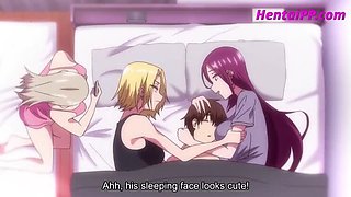 Two Naughty Sisters Seduce a Youth for a Three-Way Encounter [ HENTAI ]