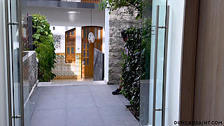 Hooking up with thick blonde gym babe Marian Franco