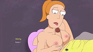 RICK AND MORTY SUMMER SMITH PORN GAME - FUCKING CARTOON STEPSISTER