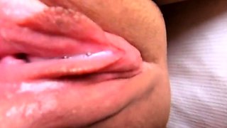 Blonde Teen with Big Tits Masturbates with Dildo to Orgasm o