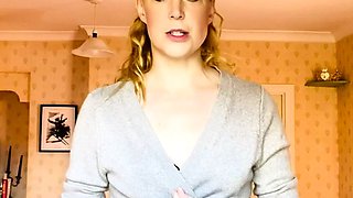 Cumshot amateur MILF suck and jerks dude in the bedroom