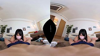 POV VR titjob by monster tits Asian BBW - big natural tits