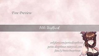 Petite Teen Takes Huge Cumshots in Mouth & Throat - Deep Throat Gagging
