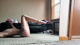 SMALL TIT BRUNETTE TATTOOED TEEN GIRLFRIEND CAUGHT IN SHOWER