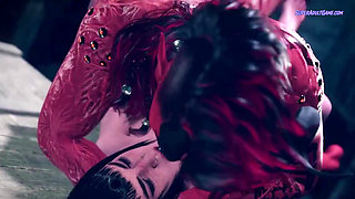 Princess Caught & Fucked By Huge Cock - 3D Futa Animation