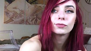 Petite small tit babe with perfect pussy masturbates