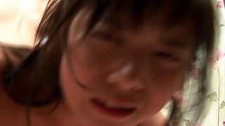 Hot Japanese schoolgirl gets her first cock and facial