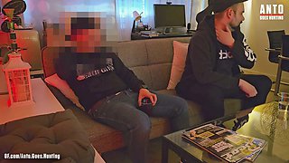 Stroked, caught me, straight friends