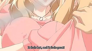 Crazy comedy, romance anime movie with uncensored big tits