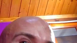 This Bald Guy Was so Fucking Bold Slapping Her Everywhere but She Did Not Mind