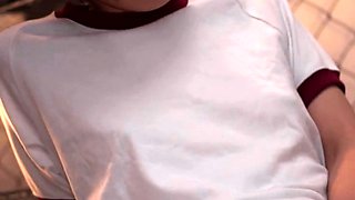 Amateur Asian College Teen Gives Blowjob