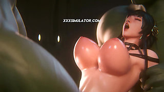 With Each Thrust, Yor Forger Melts in Pleasure Until Her Creampie Surprise