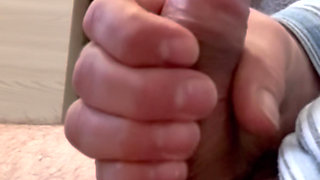 I silently masturbate waiting for my wife
