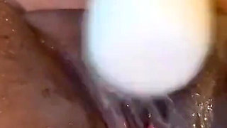 Squeezing My Big Tits Pounding My Pussy with Magic Wand Squirting Orgasms