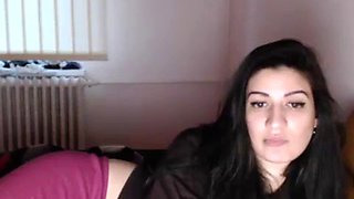Thick anal masturbation of a camgirl