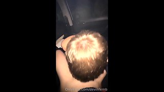 Devin White – a blowjob in the car