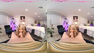 Blonde MILF in Wild Virtual Big-Titted Erotic Passion