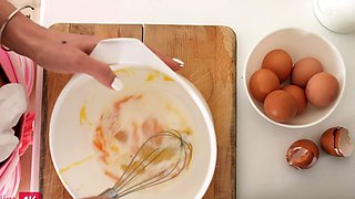 Morning begins for couple with spontaneous sex in kitchen