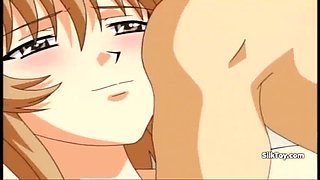 hot anime big tits mother fucked hard on bed