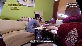 Male Pedicure & Waxing Handjob with Cumshot - CFNM Nurse Foot Worship & ASMR