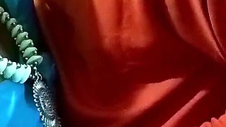 Indian Bhabhi Rakhi Hot Boob Press and Masti by Brother in Law While Doing Office Work at Home