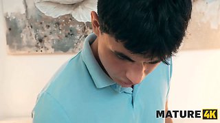 Mature4k. mature cleaning lady tempted that teen sex lover