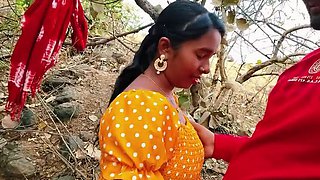 Desi Bhabhi Permi Pooja Big Natural Tits Outdoor Blowjob - Hindi Sex MMS