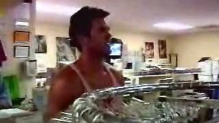 Mexicana blowjob with her big boobs