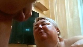 My Son-in-law Fucked Me in the Mouth at Night and Fed Me with Sperm