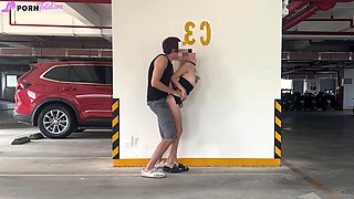 Unknown blonde fucks in a parking lot in plain sight full video at porntotal
