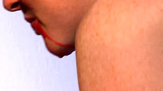 Blonde and brunette lesbians licking and sucking pussy