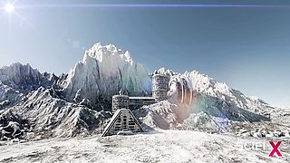 Rocking date at deep throat trailer