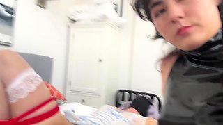 Orgasm control session with merciless Oriental goddess