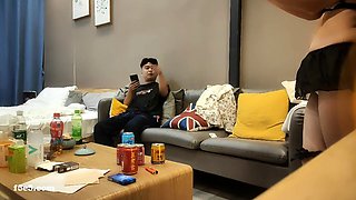 Cute shaved asian fingering on hidden cam
