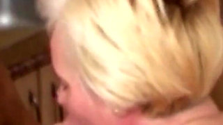 Fucked away grandma in the kitchen