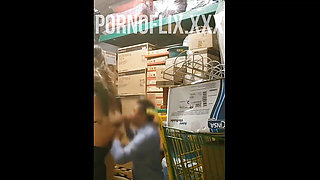 Busty fucks employee of Bodega Aurrera
