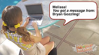 Innocent Slut Melissa Moore Is Fucked In All Her Holes By HookUp