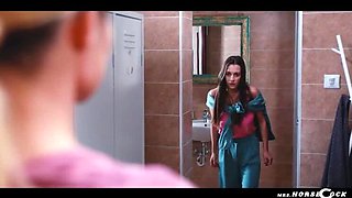 Gym Slut Zlata Shine Gets Hardcore Anal Fuck by Horny Shemale with Huge Cock