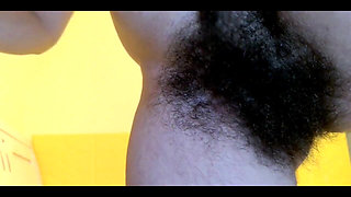 Finger Hairy Ass and Tease Clit
