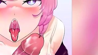 Hentai scrubing a cock in sixtynine
