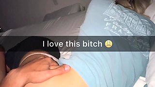 Stepsis gives me her cunt to fuck real hard till it's all creamy