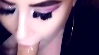 Brunette seductress working her big boobs and hot ass