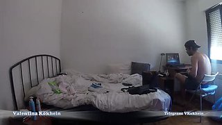 Cheating Wife Valentina Caught on Tape with Husband's Best Friend - Amateur Interracial Creampie