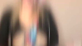 Gamer Girl Fucks Monster Dildo and Squirts Horny Gamer Girl Sucks and Fucks a Giant Monster Cock Until She Squirts