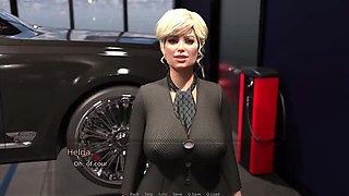 Granny House Sex: Thomas Fucks Nana Passionate 3D Hentai Night