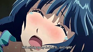 Blue-haired woman who's gonna cry so hard